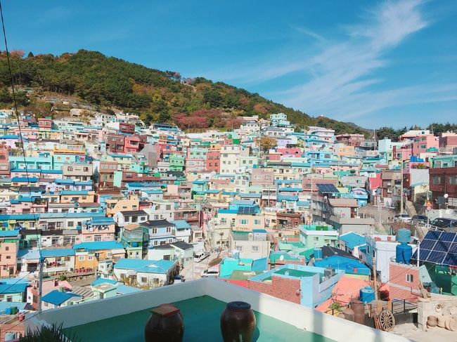 甘川洞文化村！<br />ここは写真スポット、