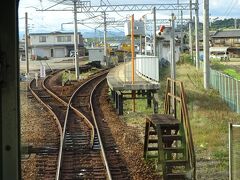 市場駅。
加古川線にも同じ駅名があるが、加古川を挟んで1.5kmくらい離れている。