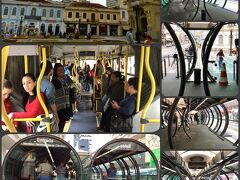 【クリチバの市営バス】

これ有名なクリチバの「チューブ・バス」。
