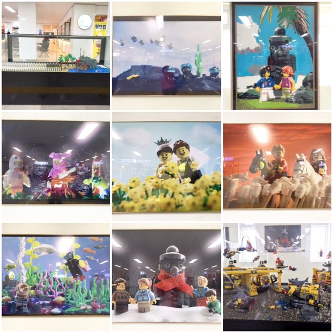 フェリーターミナルでレゴの展示がありました。