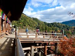 長谷寺の舞台
三方を山で囲まれた外舞台から見る景色は絶景なり♪