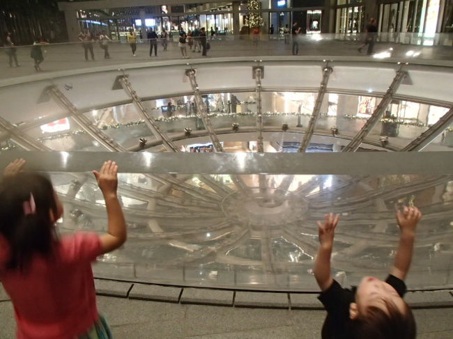 有名な逆噴水。