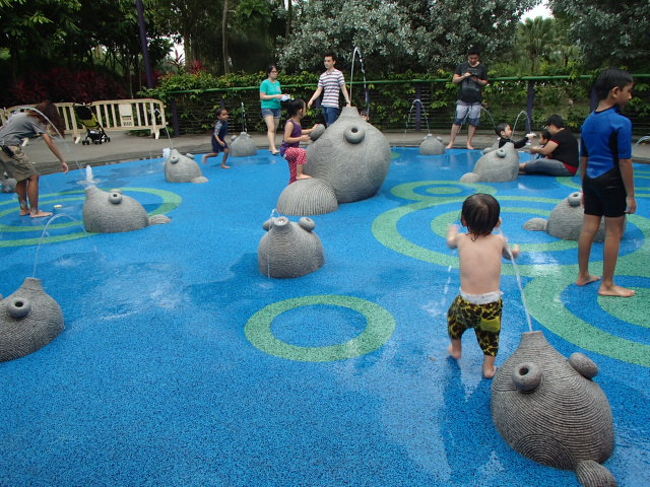 ベビー用の水遊び場もありました。
