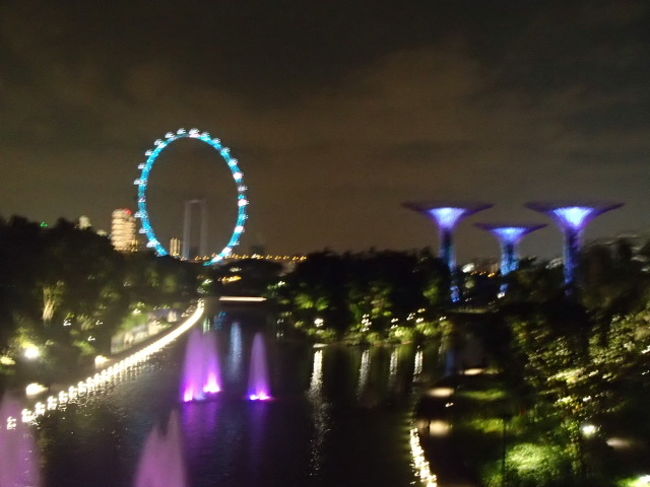 歩いてマリーナベイサンズへ。