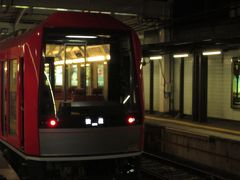 帰りは強羅駅から箱根登山鉄道の新車アレグラ号でのんびりと。