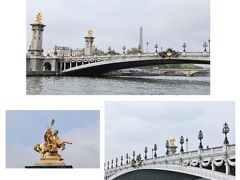 パリで最も豪華絢爛といわれるアレクサンドル3世橋
1900年のパリ万博にあわせて落成された橋だそうで、橋の4隅の石柱には黄金の女神やペガサスが装飾されています。
