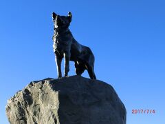 バウンダリー犬は、昔羊飼いの境界線、Boundary を守ったので、
羊飼いの犬をバウンダリー犬と言うそうです。
勇壮な犬、稚内でも樺太犬の像がそうでした。
