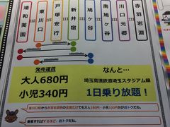 埼玉高速鉄道の運賃はとにかく高い。
こういうお得切符をうまく使うべし。
ちなみに、東川口までいったん戻ってこういうのがあるのに気付いた。。