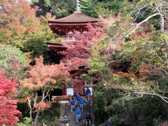 バスを降りて２．６キロのどかな里道を歩き浄瑠璃寺へ