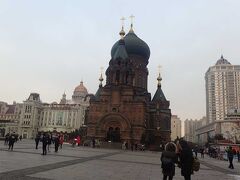聖ソフィア大聖堂(索非?大教堂)　ロシアっぽい玉ねぎ教会