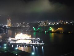 琵琶湖ホテルより、浜大津港夜景