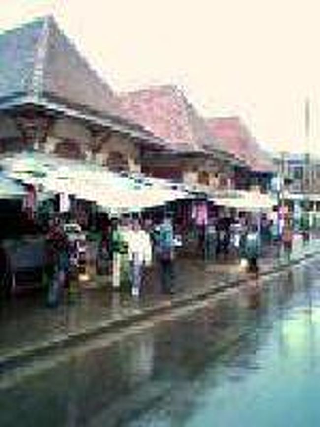 [２００７/３/１７]　(アナラケリーマーケット)<br /><br />建物と建物の間は狭く混んでいるので、手荷物には注意して下さい。