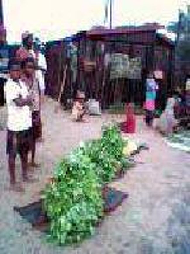 [２００７/３/１８]<br /><br />前方の建物は村の食堂のような感じ。