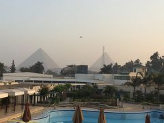 Cairo Pyramids Hotelからのピラミッドビューです。
素晴らしい！
