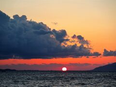 宍道湖に沈む夕日！
旦那は残念ながら間に合わなかった…。