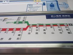 2日目は叡山電車で八瀬へ
路線図、緑の区間を乗りました。