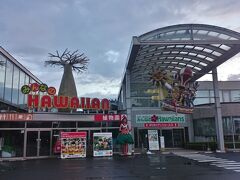 東名高速を沼津ICで下り、マイカーのナビに載ってない新しい伊豆循環自動車道を走行。必死に進路修正を訴える、この道を知らないナビ君を完全無視しながら南下し、ハワイアンな《道の駅 伊豆のへそ》に到着。

ちょっと買い物をと思いましたが、朝早いのでまだ閉まってました。