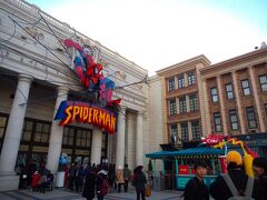 スパイダーマンのライドはめっちゃ空いてたので最初に乗りました!　観た事ある映画なので(トビー・マグワイアのオリジナルの作品のみですが)、なかなか迫力を感じられて楽しめました!