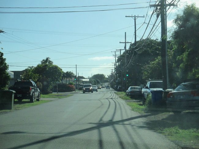 H１（フリーウェイ）を使わず帰ります。ローカル感が好きです。