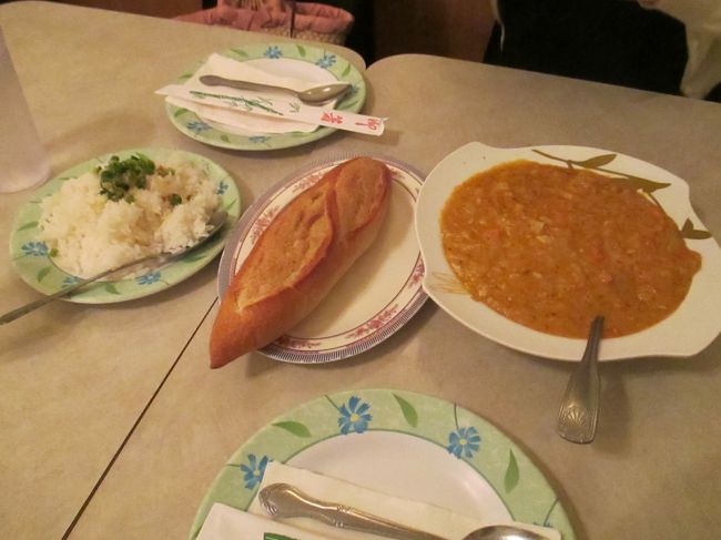 蟹カレー。これでSサイズ。