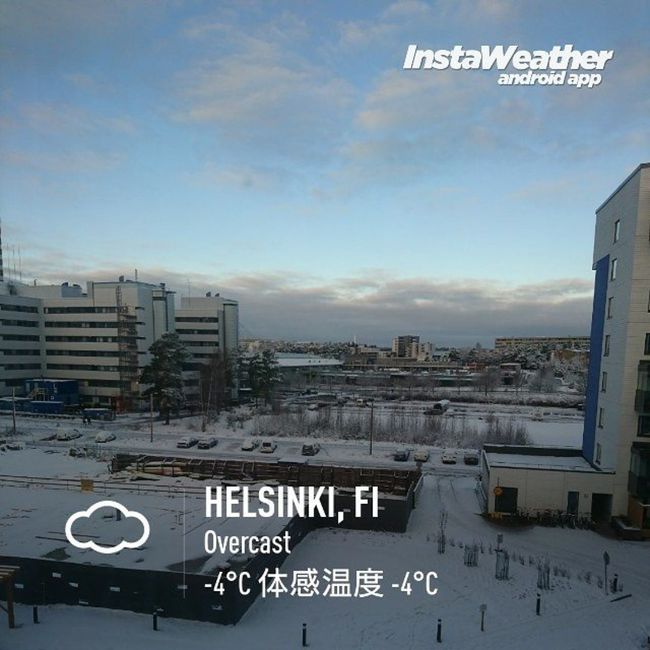 12/2<br />今日は青空が見えましたがここにある通り－4度。