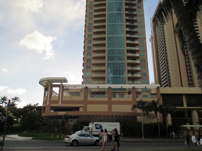 チェックインします。今日から残り4泊するグランドアイランダー。