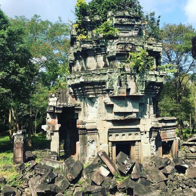 #大プリアカン寺院<br />中心部である。<br />