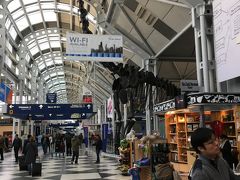 トランジットのシカゴオヘア空港です。

シカゴORD発10:25 NRT着14:45+1 NH11