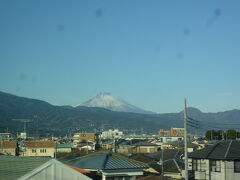 新幹線から見る富士山