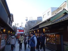 帝釈天参道

いつもは電車ですが,
乗り換えが面倒で，
小岩駅からバスで来ました。
始発で座れるし，本数も頻繁で，
早く気づけば良かったです。