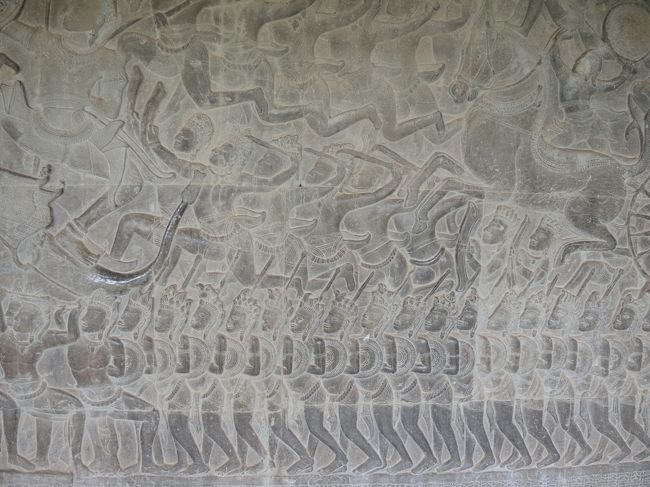 バーンタヴァ軍の進軍場面でしょうか。