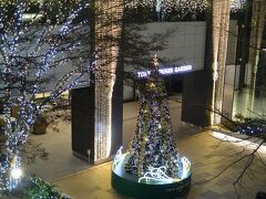 東京スクエアガーデンのクリスマスツリー。