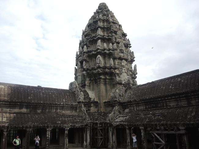 第三回廊　人数制限のおかげで、上に上がると観光客はまばらで、ゆっくり鑑賞できます。