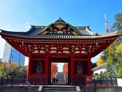 増上寺の隣にある芝東照宮（http://www.shibatoshogu.com/）の門です。

ここも増上寺同様に勝運アップのパワースポットで、緑あふれる境内は自然のパワーとご神気溢れます。