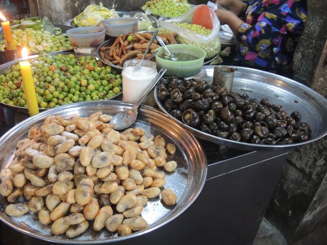 豆に巻貝のようなもの
