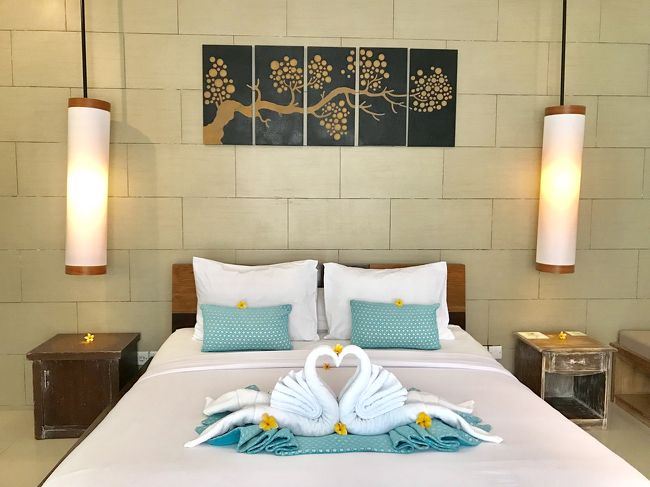 ゲストは私達のみで貸切状態！ラッキー！部屋に入るとキレイに掃除されていました。