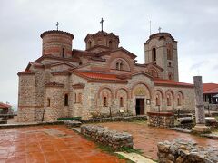 聖パンテレイモン教会。ビザンチン様式のマケドニア正教会。
