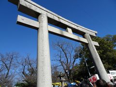 お正月と言えば初詣。
今年は三嶋大社にやってきました。
鳥居の外まで人が並んでいます。