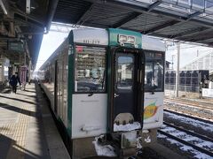 小牛田駅に到着。
東北本線は混んでいた（東北基準）ので、
一関方面はやめた(´・ω・`)
のんびり沿岸部を目指しましょう。