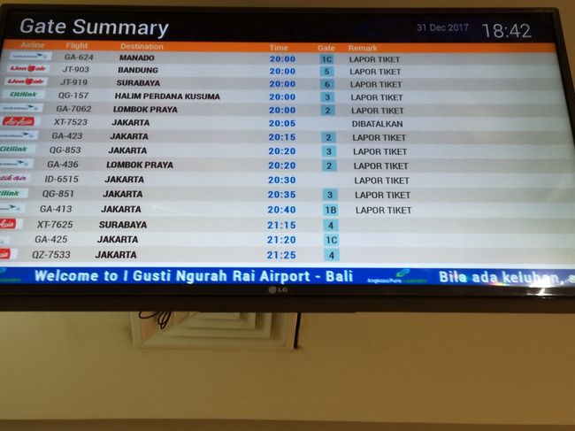 20：40のジャカルタ行きに乗ります。<br />GA413　の予定。<br />