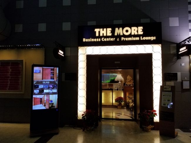 高雄に着きました。<br /><br />乗り継ぎ時間は1時間しかありませんが、乗ってきた便そのままでシンガポールまで行くので、乗り遅れる心配はありません。<br /><br />15分くらいしか余裕は無かったのですが、せっかくなので【プラザプレミアムラウンジ】にお邪魔しました。<br />ここはハーゲンダッツのアイスが食べ放題なのですよ～！<br /><br />夫は台湾ビール、私はハーゲンダッツのアイスとイチゴ豆乳ドリンクと一口肉まんをいただいて、15分で搭乗口に向かいました。<br />すると、もう搭乗開始していました。<br />スクートって搭乗早いですよ。<br /><br />あ、このラウンジは写真禁止なので撮ってません。