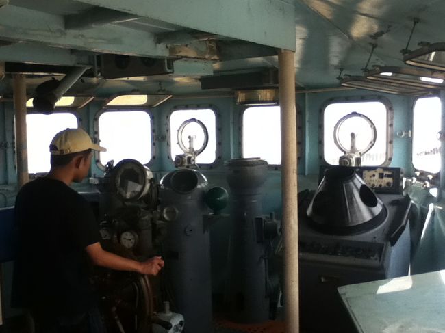 操船気分を味わいます