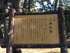 世界遺産に登録された「三保の松原」へきました。
