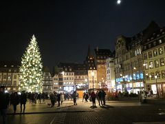 クレベール広場の大きなクリスマスツリー。
