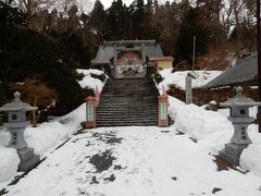 その急な坂道を登り切ると、山上大神宮。