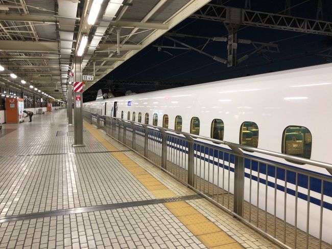 朝一新幹線で出発。浜松からはNGO発は時間的にも場所的にも不便で、新幹線が一番お気軽ですね。