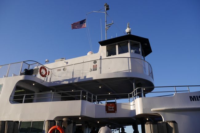 で、8:30のフェリーで自由の女神があるリバティ・アイランドに出発です!