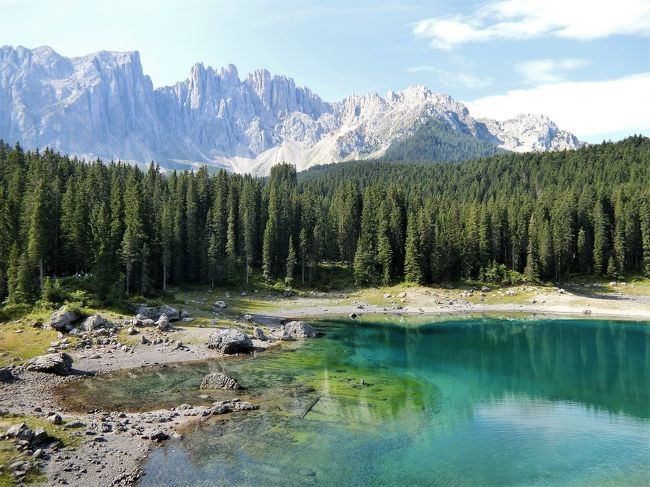 イタリア湖水地方 ドロミテ山塊 アルプス チロルを巡る旅 絶景のドロミテ カレッツァ湖からポルドイ峠まで ボルツァーノ イタリア の旅行記 ブログ By ポポポさん フォートラベル