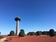 仕事現場近くの公園
天気がいい