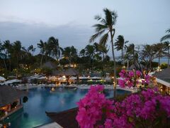 日本を朝出発してその日の夕方バリ島に到着。

今回泊まったホテルは、NUSA DUA BEACH HOTEL。
ホテルに着いてホッと一息。
窓の外を見るとプライベートビーチが見えました。